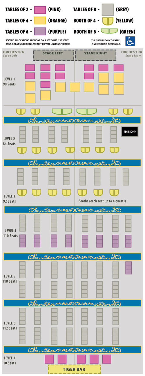 Presley S Theater Seating Chart