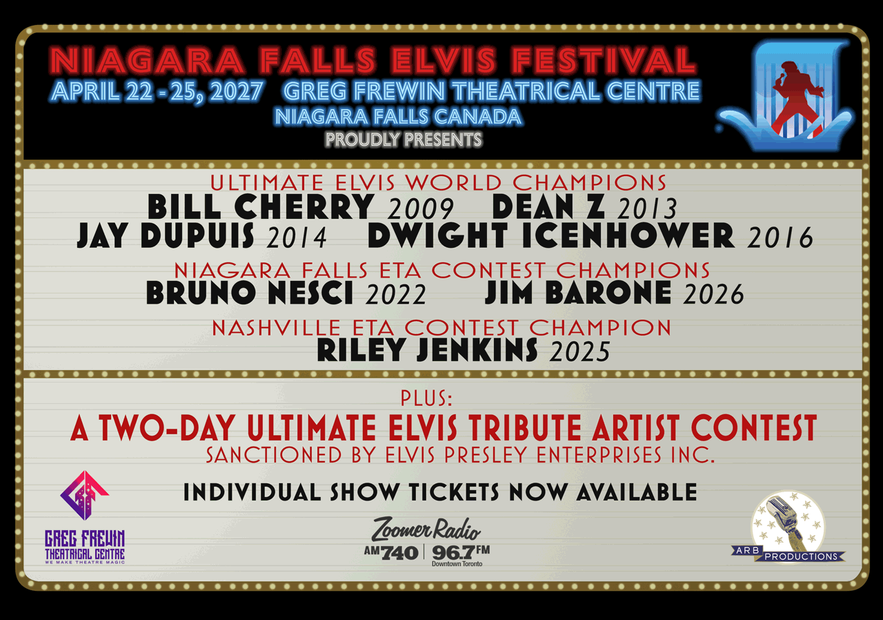 Niagara Falls Elvis Festival: April 22nd - 25th, 2027